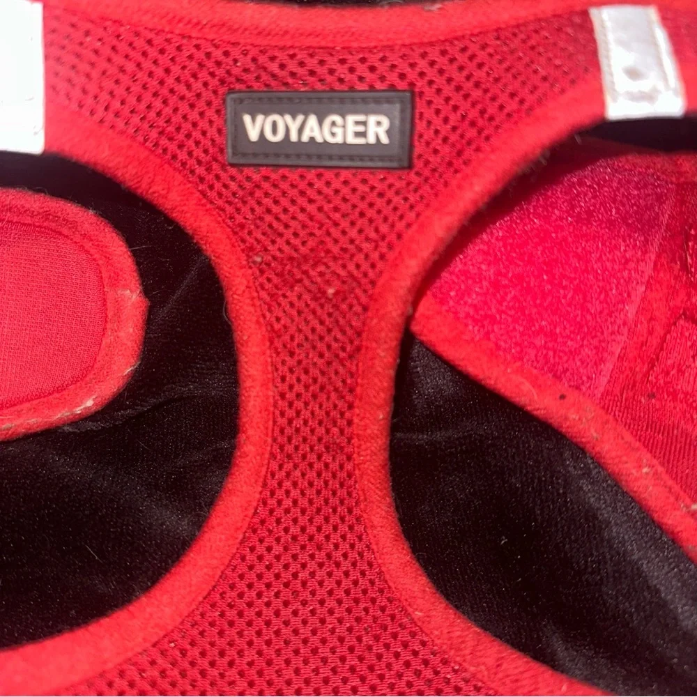 Red Voyager Step In Harness Medium